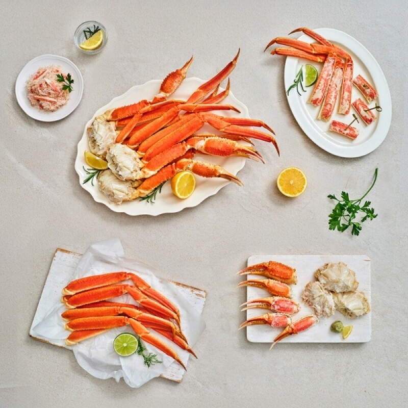 강원더몰,(크랩플릭스/명절선물세트) 스노우크랩 절단대게 섹션 5kg (3L/4L)